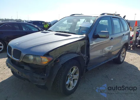 2005 BMW X5 3.0I из США, поврежденный, VIN 5UXFA13545LY19702